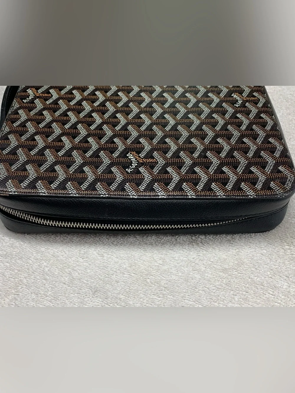 Goyard Goyardine Compagnon Universel A4 Black Briefcase Bag